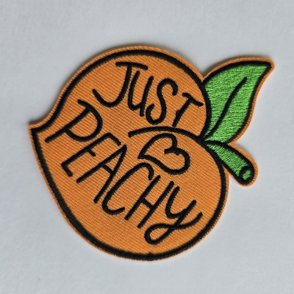 🍑 Just Peachy Iron-On Patch - Picture 3 of 12